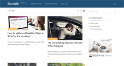 Desktop Screenshot of elawtalk.com