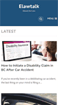 Mobile Screenshot of elawtalk.com